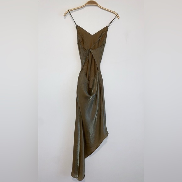 Asymmetric Dress w/ Crossed Strap Back - Picture 4 of 11